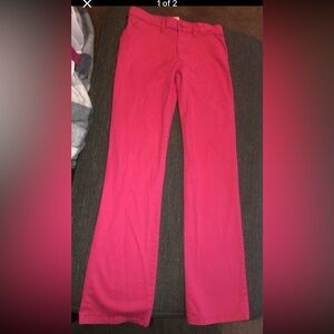 Faded Glory girls Pink docker chino style Pants Sz 16
